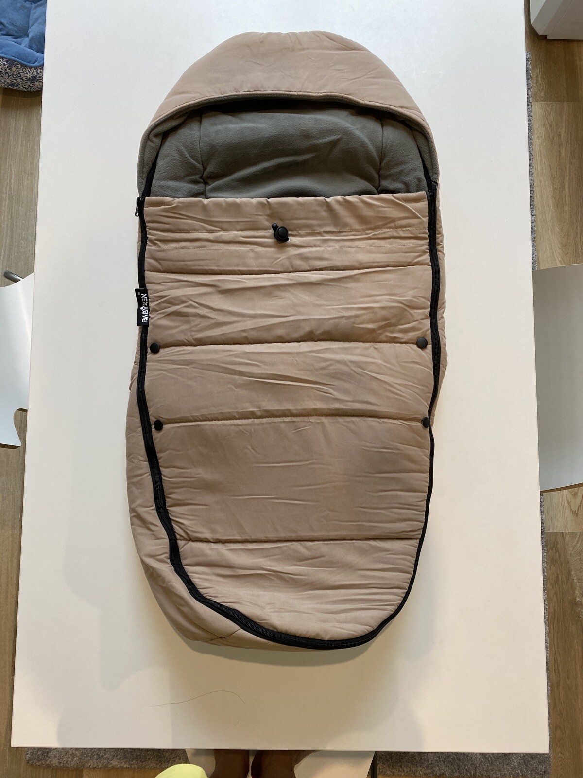 babyzen yoyo footmuff taupe