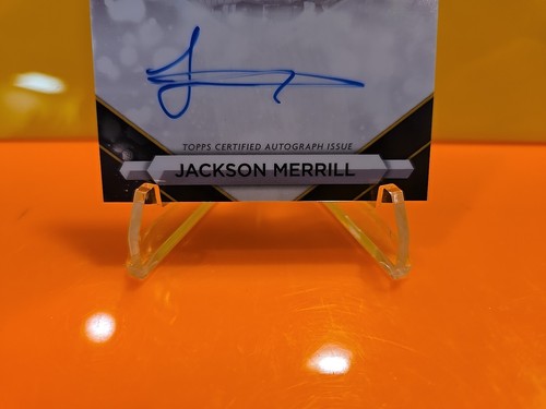2023 Bowman Sterling Prospect Auto Jackson Merrill #PA-JML San Diego Padres C - Picture 2 of 7