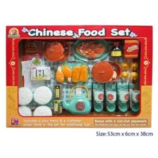 CHINESE Dinner Set INTERNATIONAL FOOD Kids Toy ETHNIC PRETEND PLAY KITCHEN