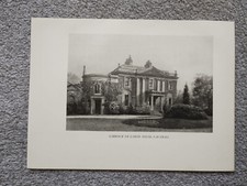 CARRON OR CARON HOUSE, VAUXHALL, London - Antique Print - 1926