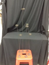 Frontgate Outdoor Porch Patio Tea Light Candle Holder Magnetic Decor Set 6