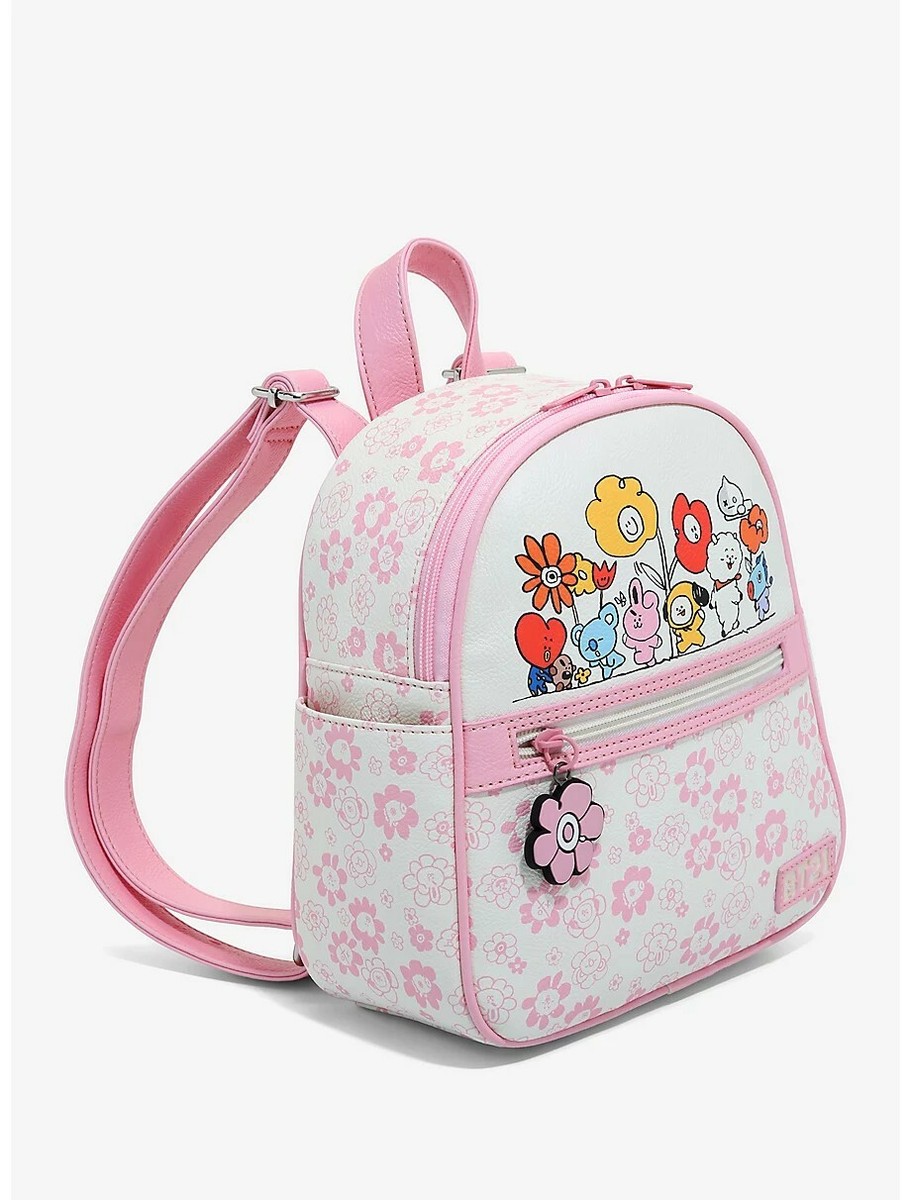 [サマンサベガ] ＢＴ２１ リュック ＡＬＬ レディース BT21 Flowers Pink & Cream Mini Backpack | eBay