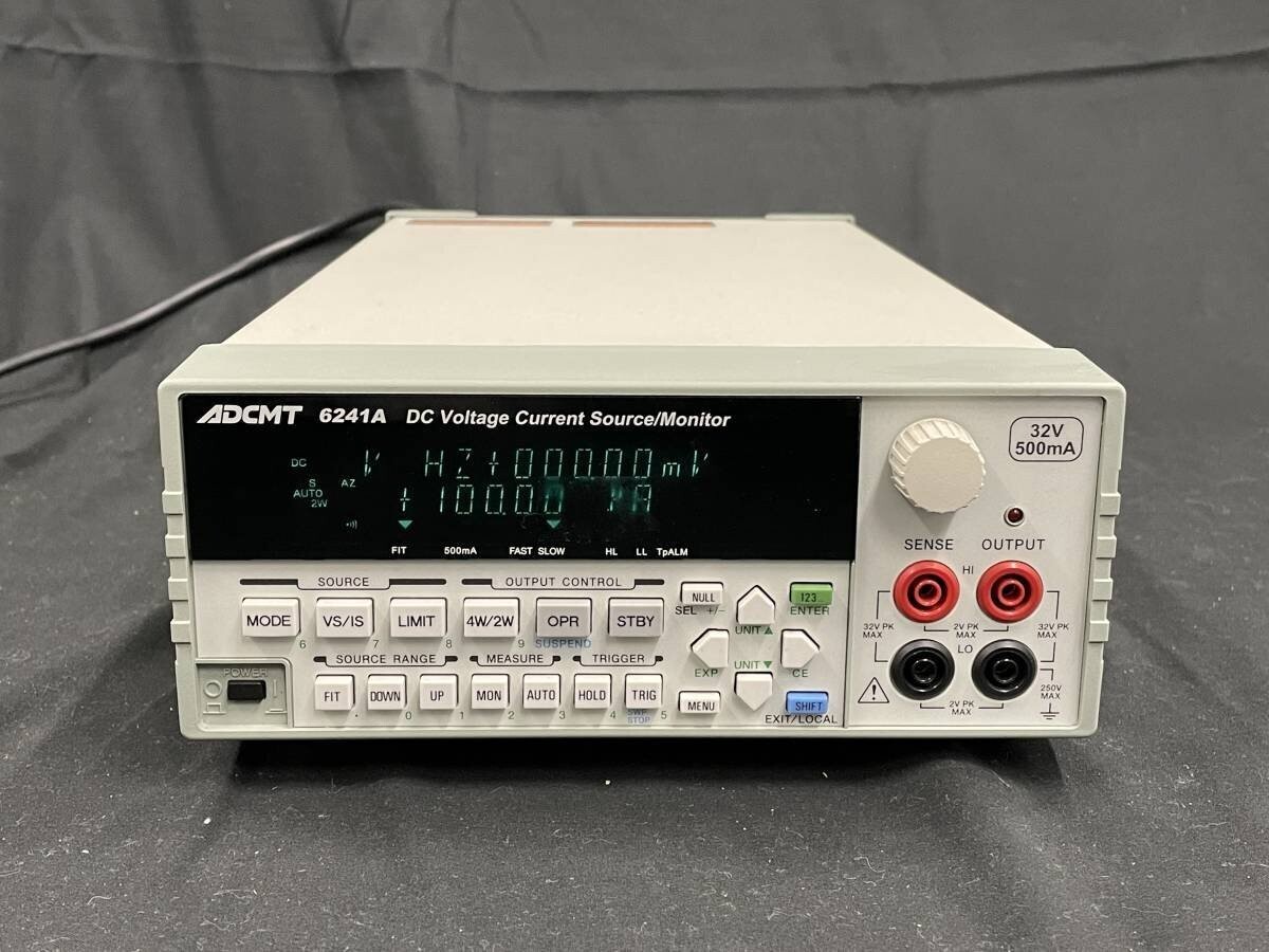 ADCMT 6241A DC Voltage Current Source Monitor | eBay