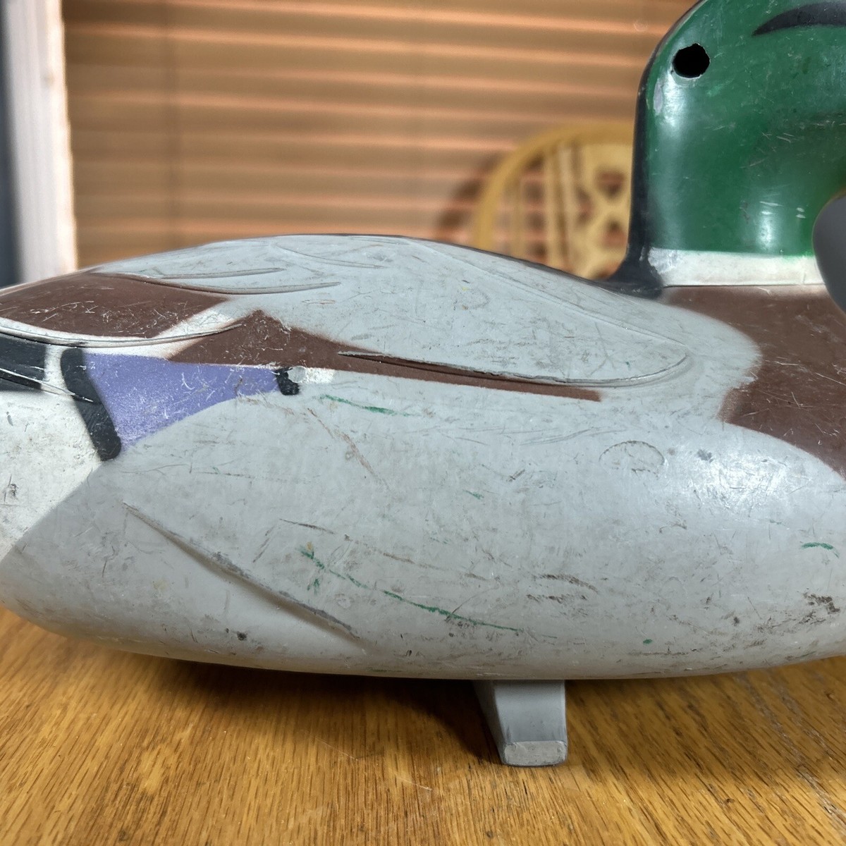 Vintage Victor Duck Decoy D-9 Drake Mallard 1967 Woodstream Lititz