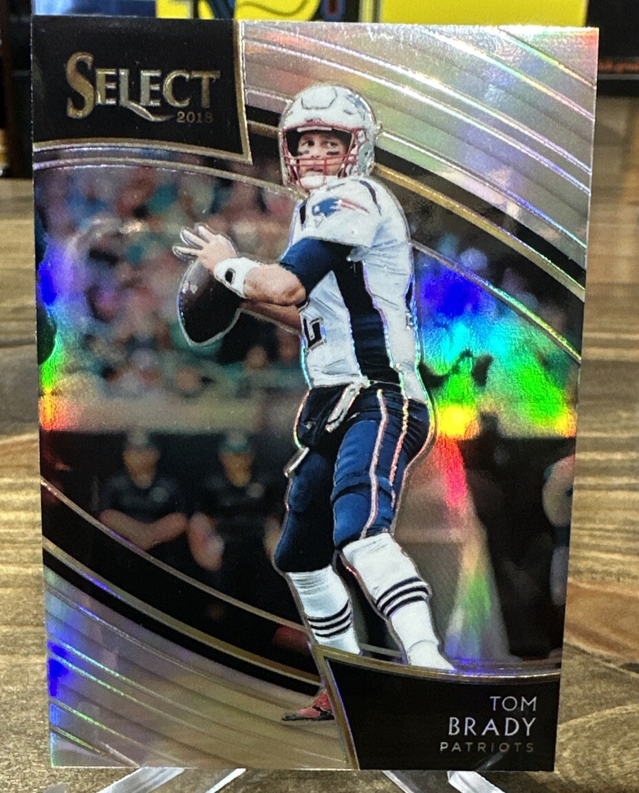 2018 Panini Select Tom Brady Field Level Silver Prizm #201 SSP Patriots