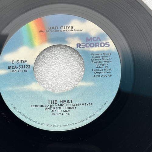 THE JETS The Heat/Cross My Broken Heart 45 RPM 7” Vinyl Original Sleeve - Picture 3 of 7