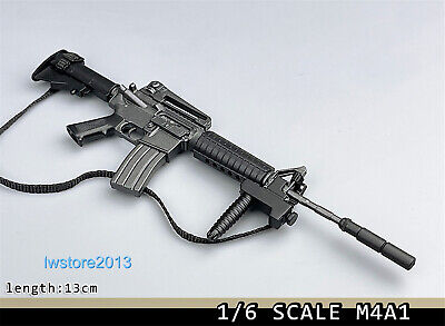wa M4 A1 yulijaze194547 1:6 WWII M4A1 Gun Rifle Weapon Model For 12