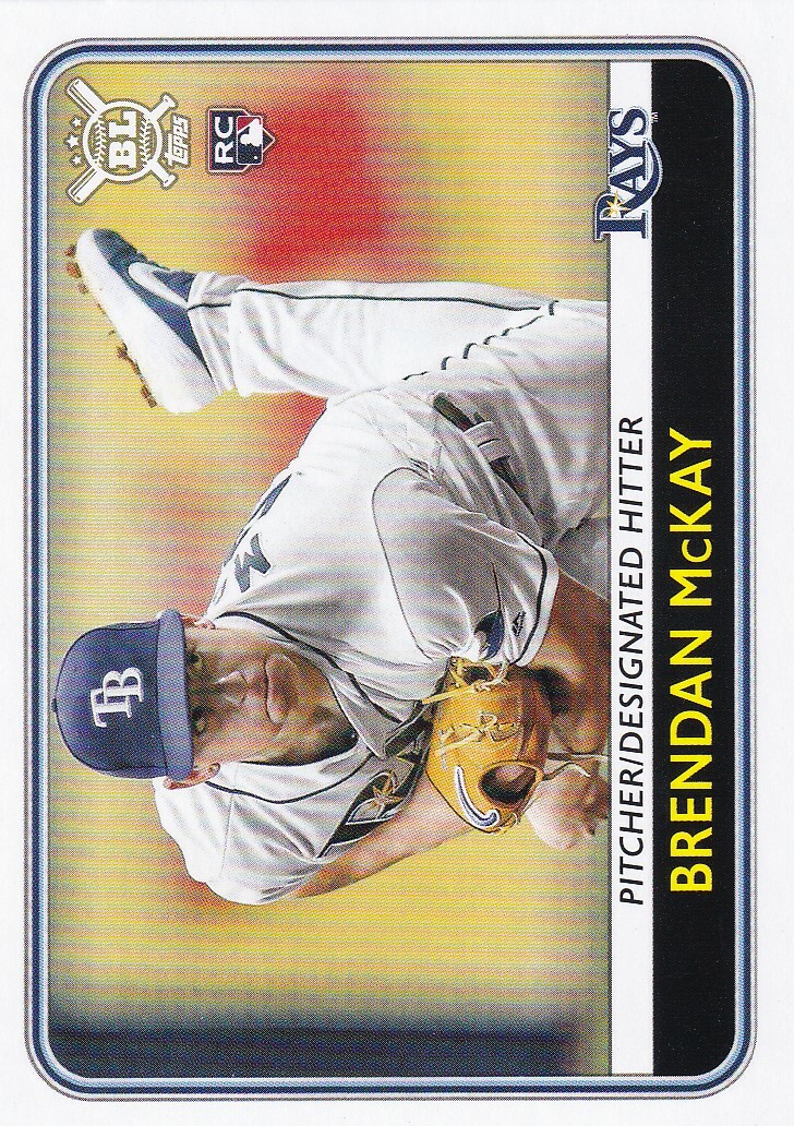 2020 TOPPS BIG LEAGUE RC BRENDAN MCKAY TAMPA BAY RAYS ROOKIE