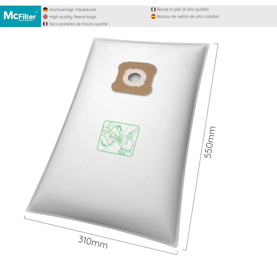 6 Staubsaugerbeutel Vlies für KIRBY G1 - G10 Legend II, Heritage 2, Sentria - Bild 3 von 4