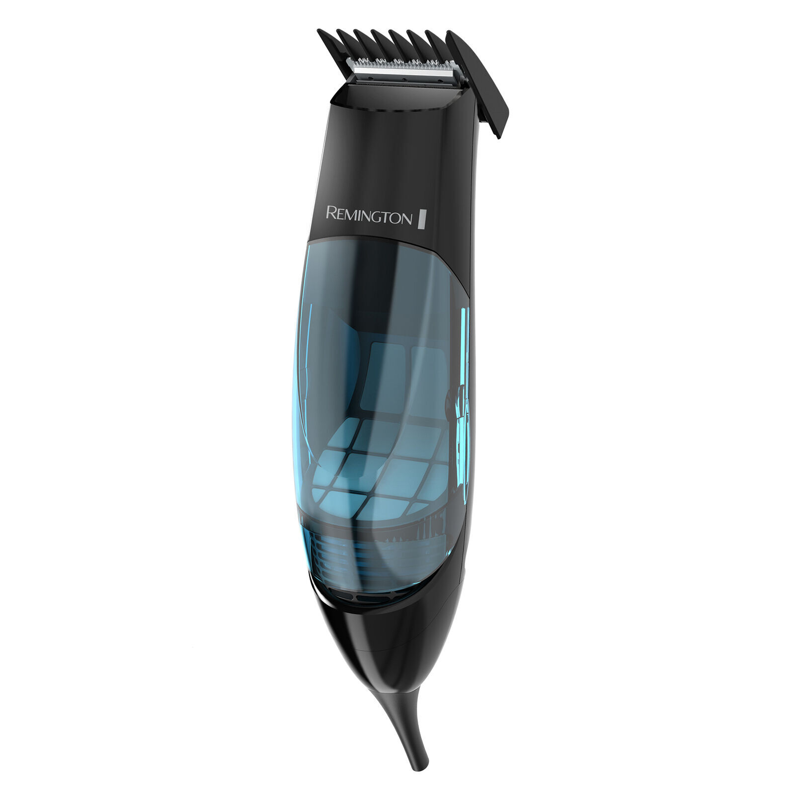 Remington Vacuum Trimmer and Hair Clipper, 18-Piece Vacuum Haircut Kit EACleanup
