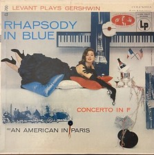 Levant Plays Gershwin Rhapsody in Blue Columbia Mono Vinyl LP CL 700