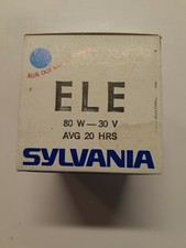 New ELE Halogen Projector Lamp 80 Watt 30 Volt Sylvania Free Shipping