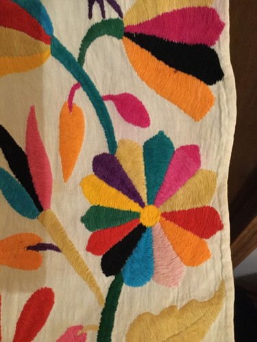 74” X 8” Colorful Handmade Wall Linen/Tapestry - Picture 8 of 12