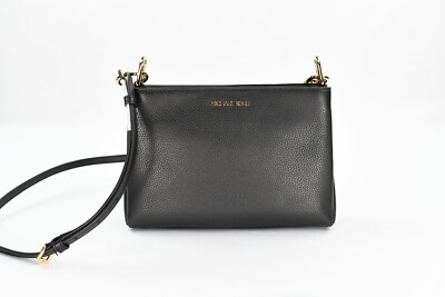 Michael Kors Trisha Triple Compartment Signature Logo