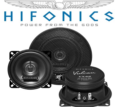 HIFONICS VX42   10cm 2-Wege Lautsprecher  100mm Boxen 100Watt  (50Watt RMS)
