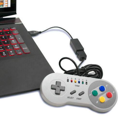 *NEW* Emio The Edge Super Gamepad for SNES Classic Edition and PC w/ USB Adapter - Picture 3 of 3
