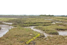 Photo 6x4 Salt marsh near Rolls Farm Osea Island  c2013