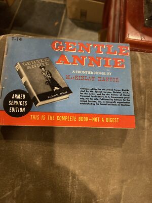 Gentle Annie MacKinlay Kantor #T-14 Armed Services Edition Very Good!