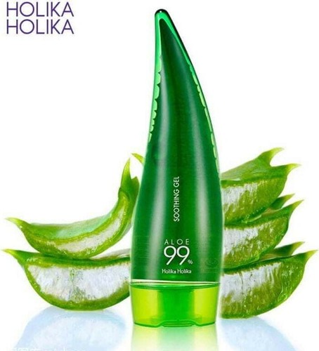 Holika Holika Aloe 99% Soothing Gel, Moisturising,Kbeauty,Korean cosmetic,sample - Afbeelding 1 van 2