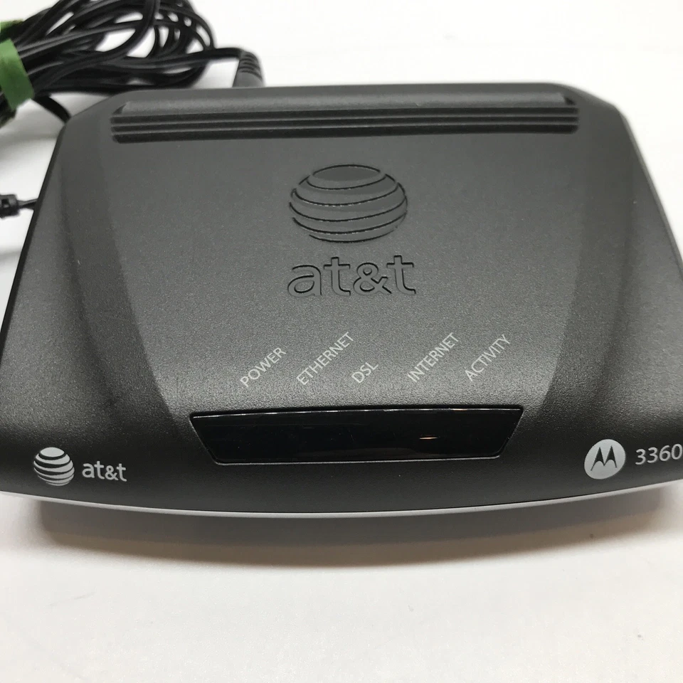 Módem de alta velocidad DSL Motorola 3360 (581211-003-00) 24 Mbps nuevo en caja Foto 3 de 4