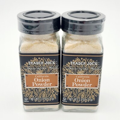 *2 Pack* Trader Joe's California Onion Powder Jars