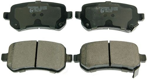 Denckermann Bremsbelagsatz, Scheibenbremse B110989 FüR Chrysler Dodge-image