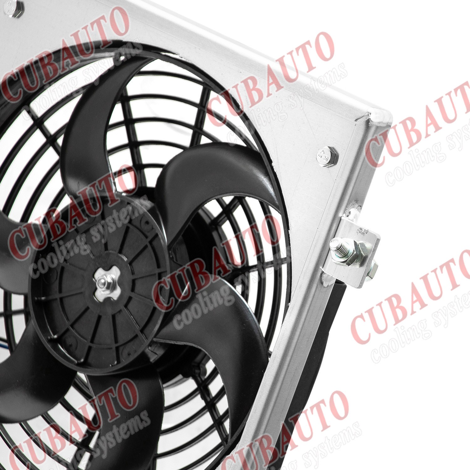Full Aluminum Shroud+Fan For 1968-1970 Ford Mustang Mercury Cougar 390 428 429 thumbnail 3