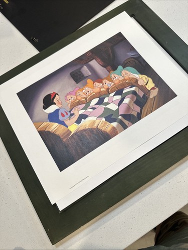 Stampa Disney Enterprises "Biancaneve e i sette nani" incorniciata e opaca - Foto 6 di 7
