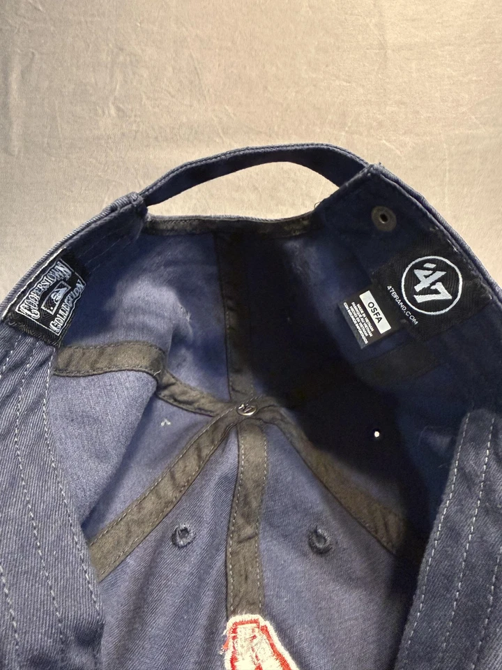 Gorra de béisbol Boston Red Sox con correa trasera para hombre talla única azul rojo MLB retro Foto 4 de 4