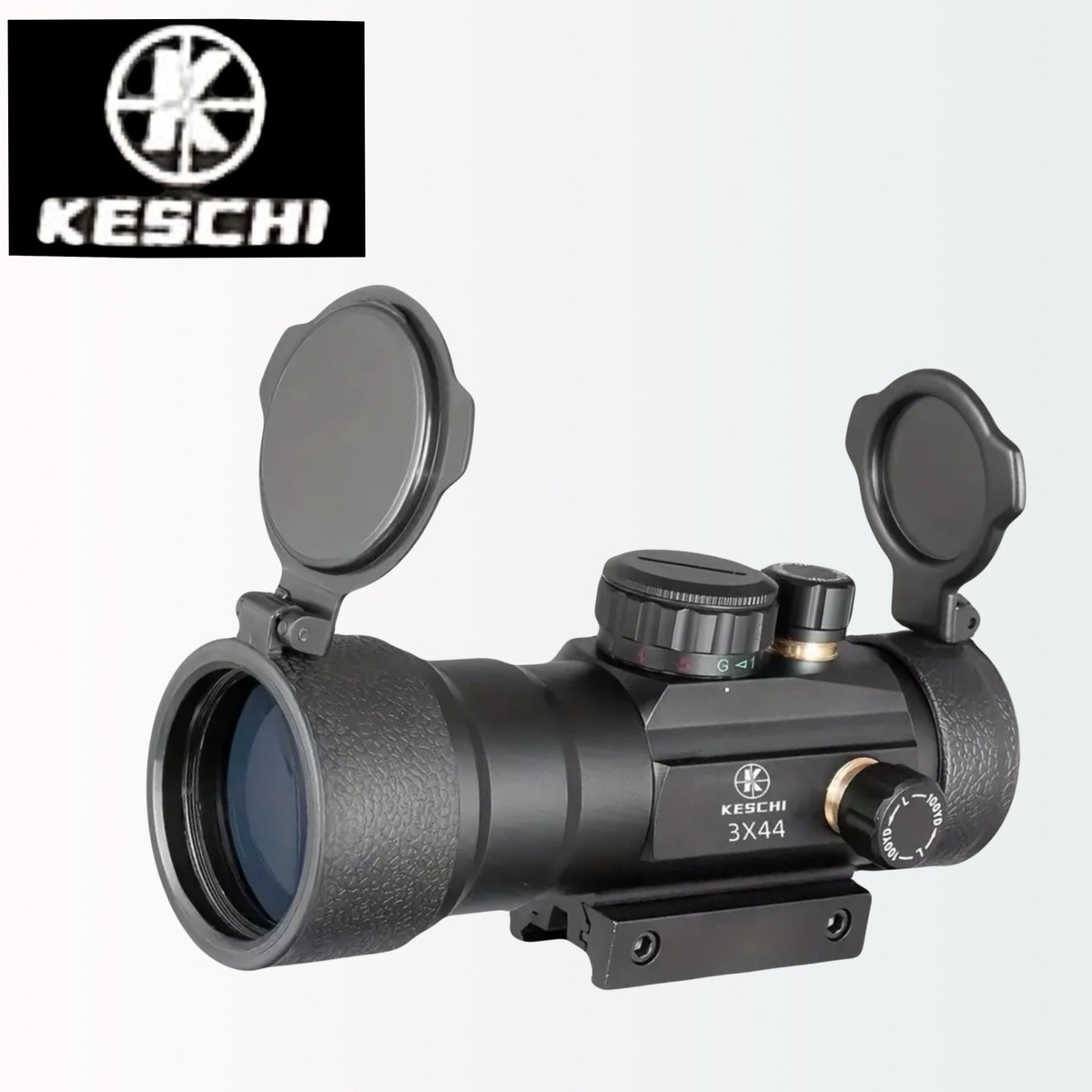 Tactical Aluminum Alloy 3x44 Red - Green Dot Rifle Scope, 11/20mm