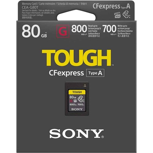 Sony 80GB Cfexpress Type A Tough Memory Carte G80T Série G VPG400 - Photo 2 sur 2