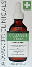 COLLAGEN SERUM Advanced Clinicals 1.75 oz INSTANTLY Pumps For Flash Radiance