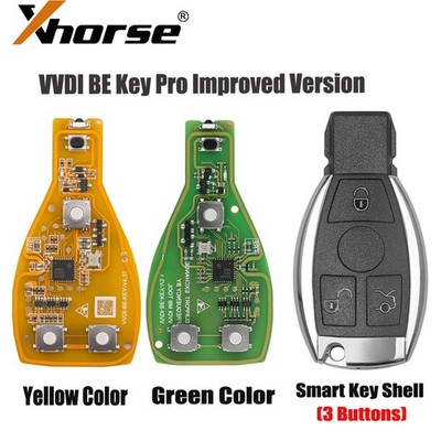 Xhorse VVDI BE Key Pro Board For Mercedes Benz With Smart Key Shell 3 Buttons