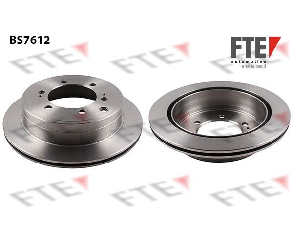 2X FTE Bremsscheibe Hinterachse Ø 312Mm FüR Toyota BS7612-image