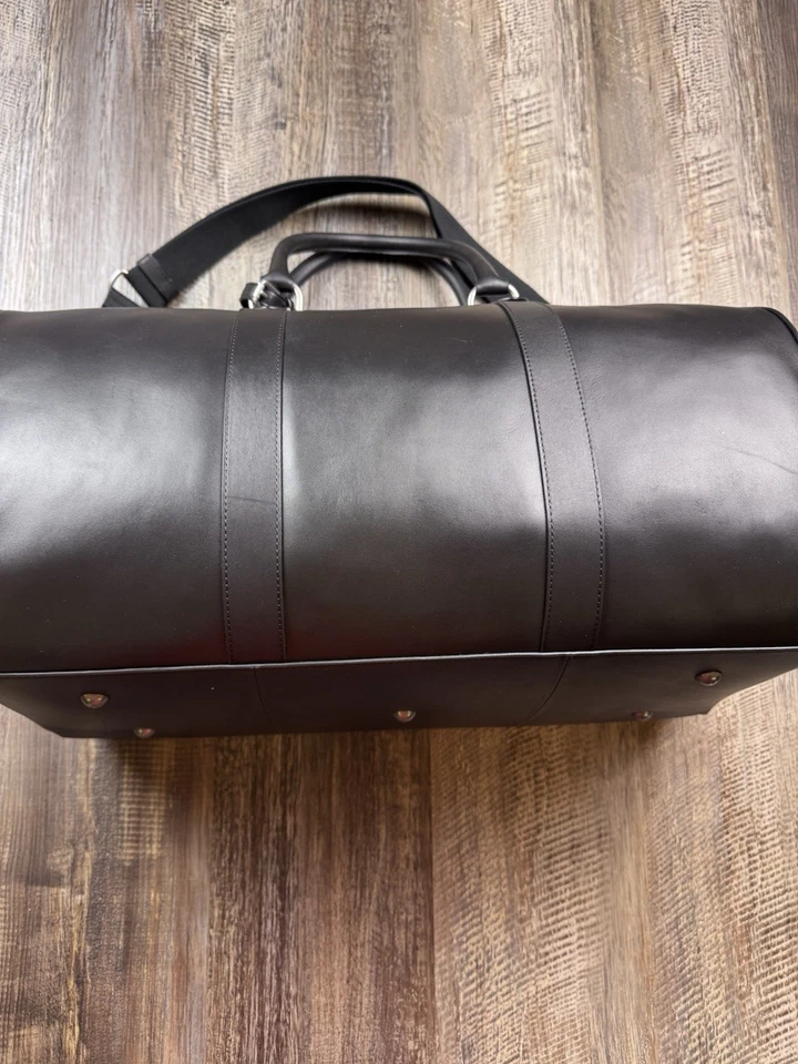 Lona de cuero liso negra Polo Ralph Lauren para hombre $498,00 Foto 4 de 4