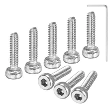 60-Pack M2 x 8mm Hex Socket Head Cap Screws Bolts with Hex Wrench for Repair