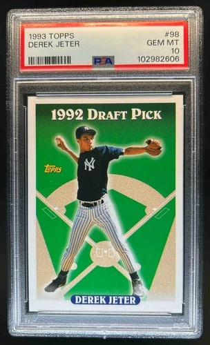 1993 Topps Derek Jeter Rookie RC #98 Yankees PSA 10