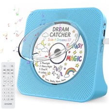 Portable CD Player with Bluetooth, Desktop CD Music Players for Home Built-in...