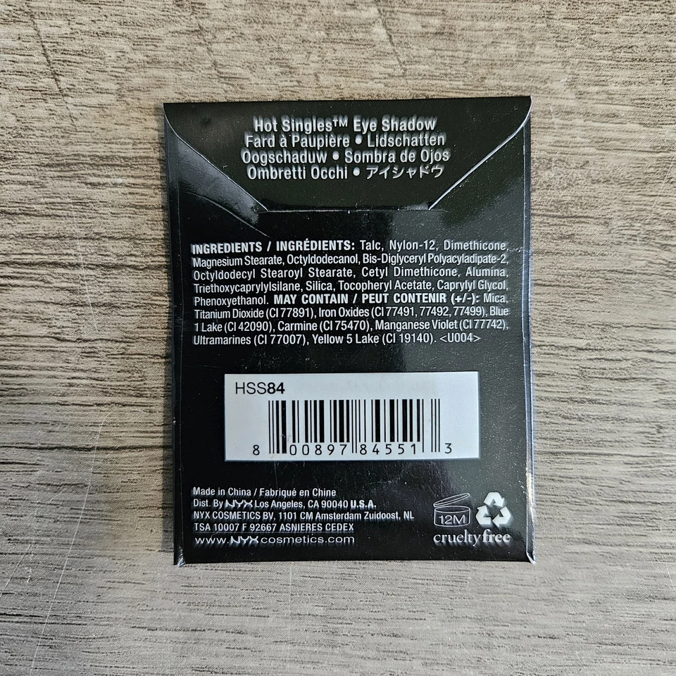 Lote de 5 recambios de sombra de ojos NYX Hot Singles - HSS84 Propio The Night Brown NUEVO Foto 3 de 3