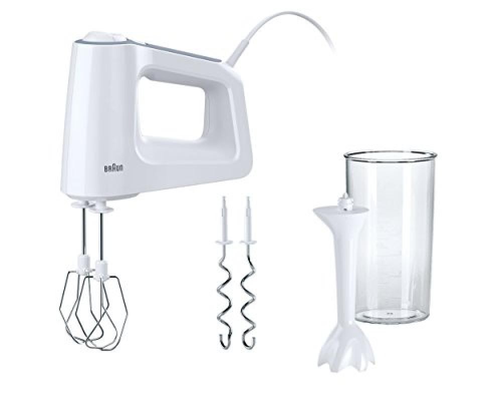 Braun HM3105 MultiMix 3 Sbattitore Manuale 500W Bianco - Garanzia Italia