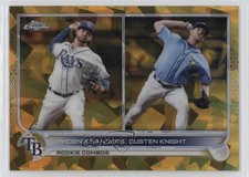 2022 Topps Chrome Update Sapphire Gold 3/50 Dusten Knight Phoenix Sanders 0xh3