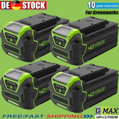1/4x 8000mAh 40V Akku G-MAX 29462 29472 29252 Li-Ion 6AH Batterie für Greenworks