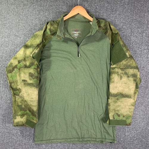 TRU Combat Shirt Men Extra Large Camo Military Cordura Baselayer Army