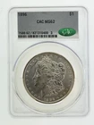 1896 Morgan Silver Dollar, CAC MS62