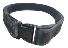 Vintage Pistol Duty Belt Black size XL Old Gen SF SOF