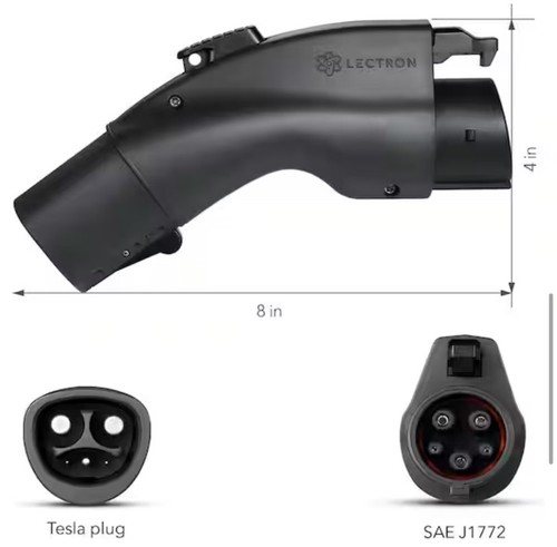 Tesla to J1772 Charging Adapter, Max 48A & 250V (Black) Electric Vehicle - Picture 5 of 7