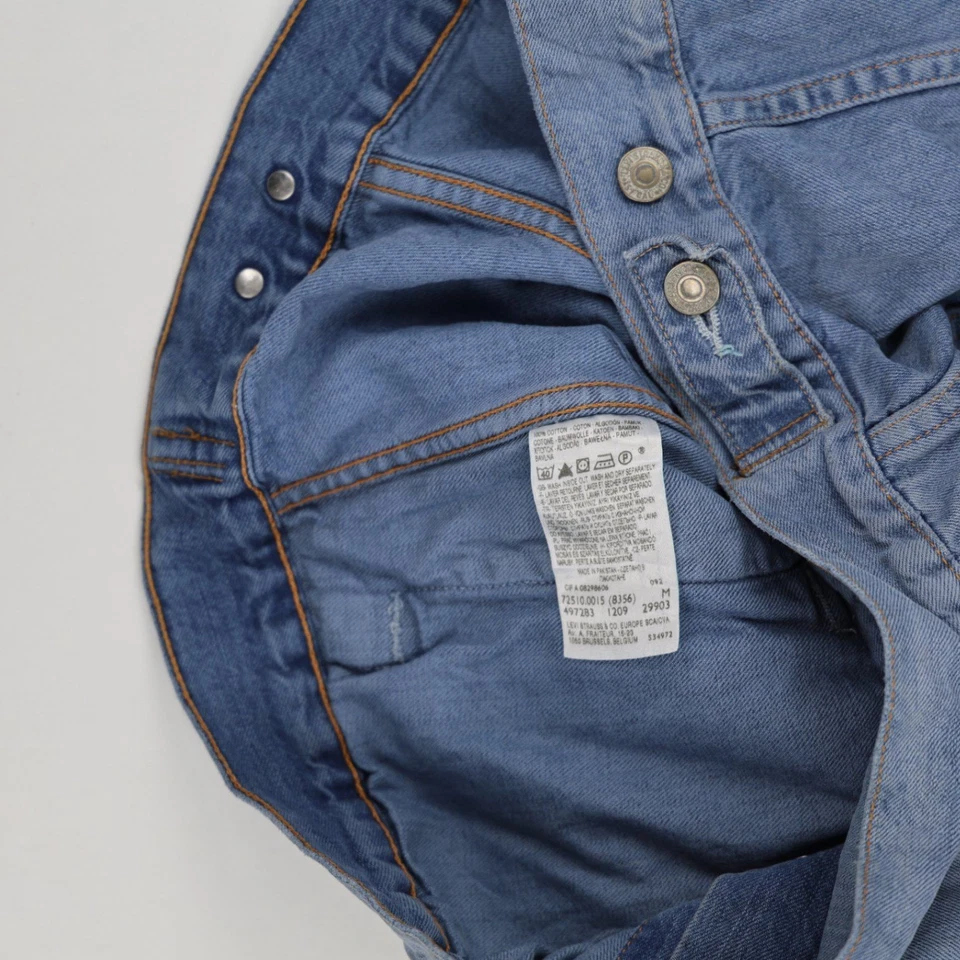 Levi Strauss & Co Levi's Trucker Blue Denim Jean Jacket XL Button 72510, photo 3 of 5