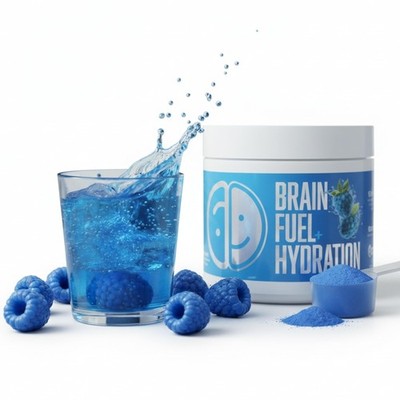 Lithios Brain Fuel Plus Hydration Mix  30 Servings / 3.9 oz | Blue Raspberry ...