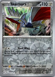 Skarmory 124/191 Surging Sparks Reverse Holo Common