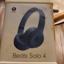 Beats by Dr. Dre Solo 4 Wireless Bluetooth On-Ear Headphones Mic Blue